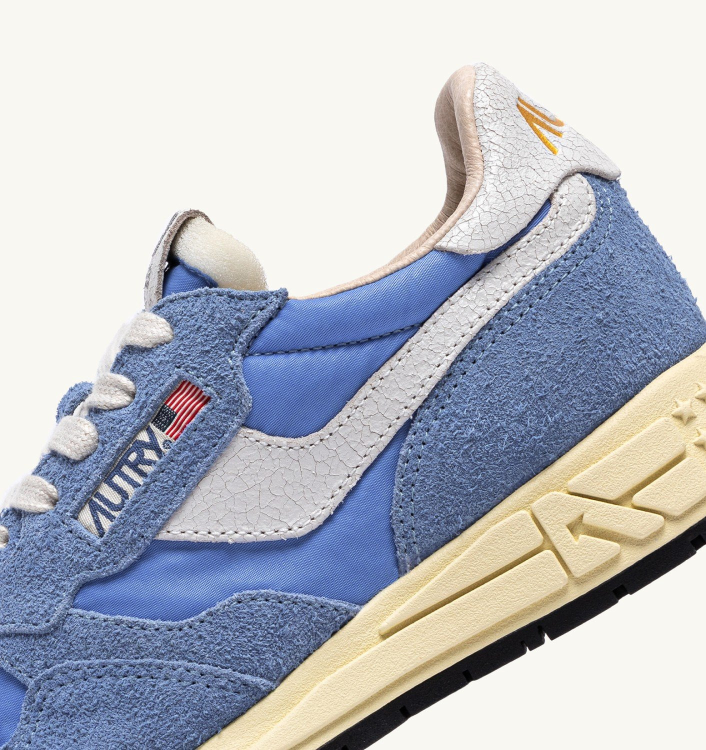 REELWIND LOW SNEAKERS IN NYLON AND SUEDE DELLA ROBBIA BLUE AND WHITE - 6