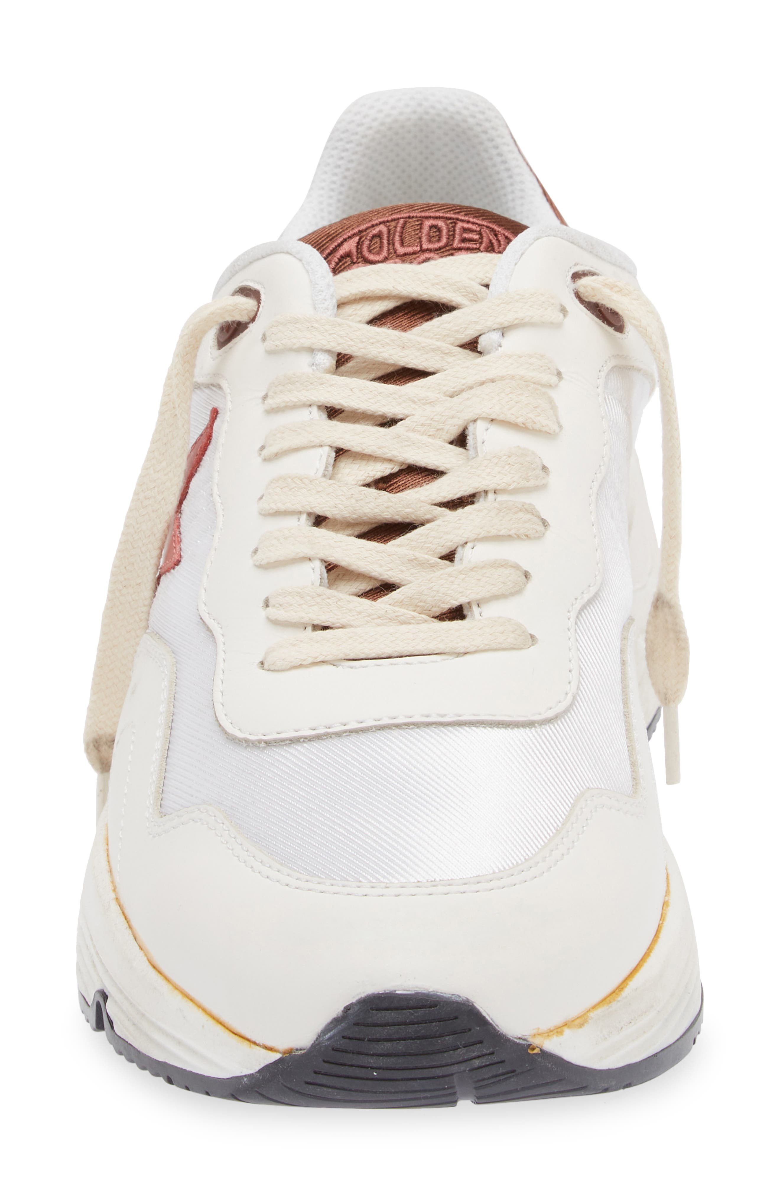 Golden Goose Running Sole Sneaker in White/Red at Nordstrom - 4