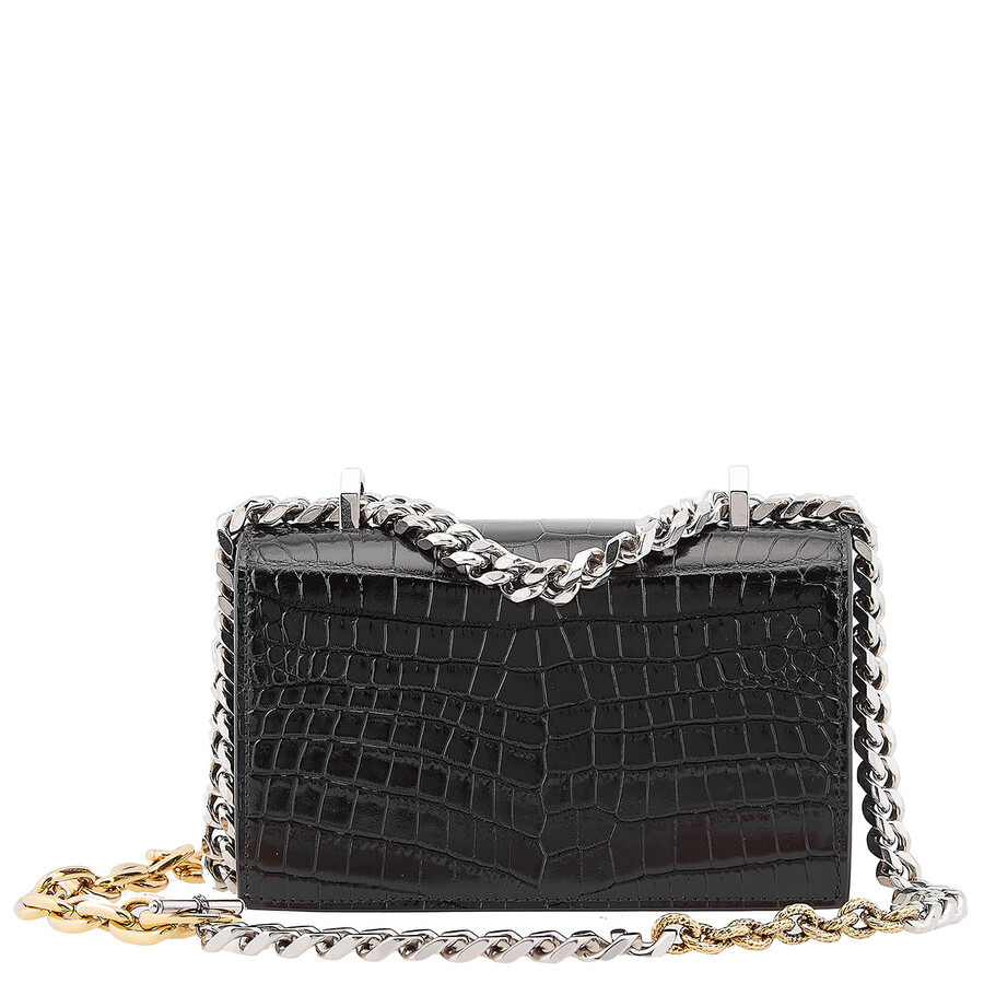 Alexander Mcqueen Mini Jeweled Chain Linked Shoulder Bag - 5