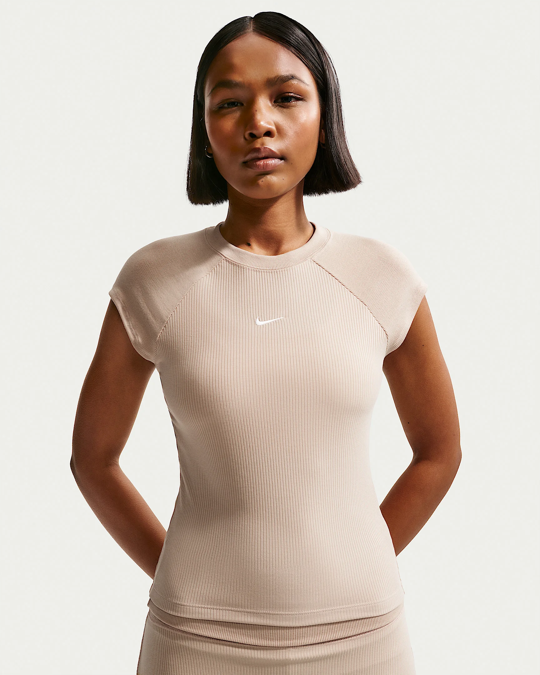 Nike Sportswear Chill Knit Women's Tight Short-Sleeve Ribbed Top - 1