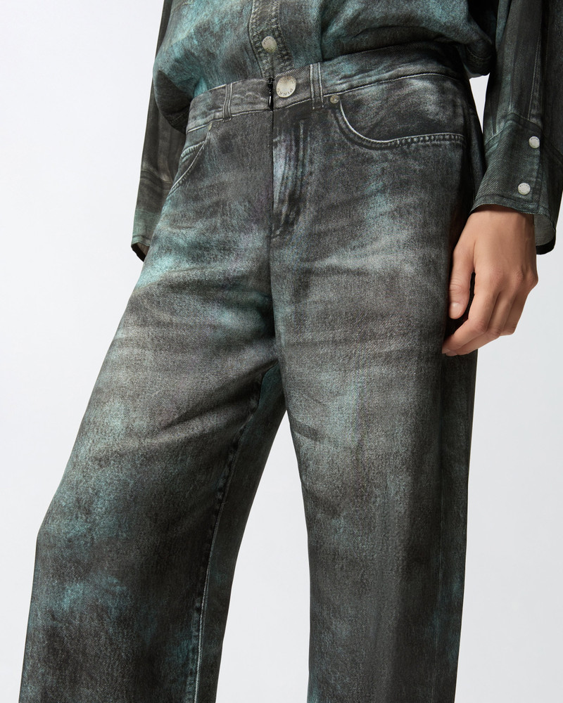 WIDE-LEG TROUSERS WITH TROMPE-L'ŒIL PRINT 6