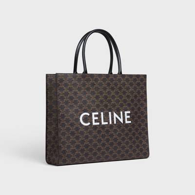 CELINE Horizontal Cabas in Triomphe Canvas with Celine Print outlook