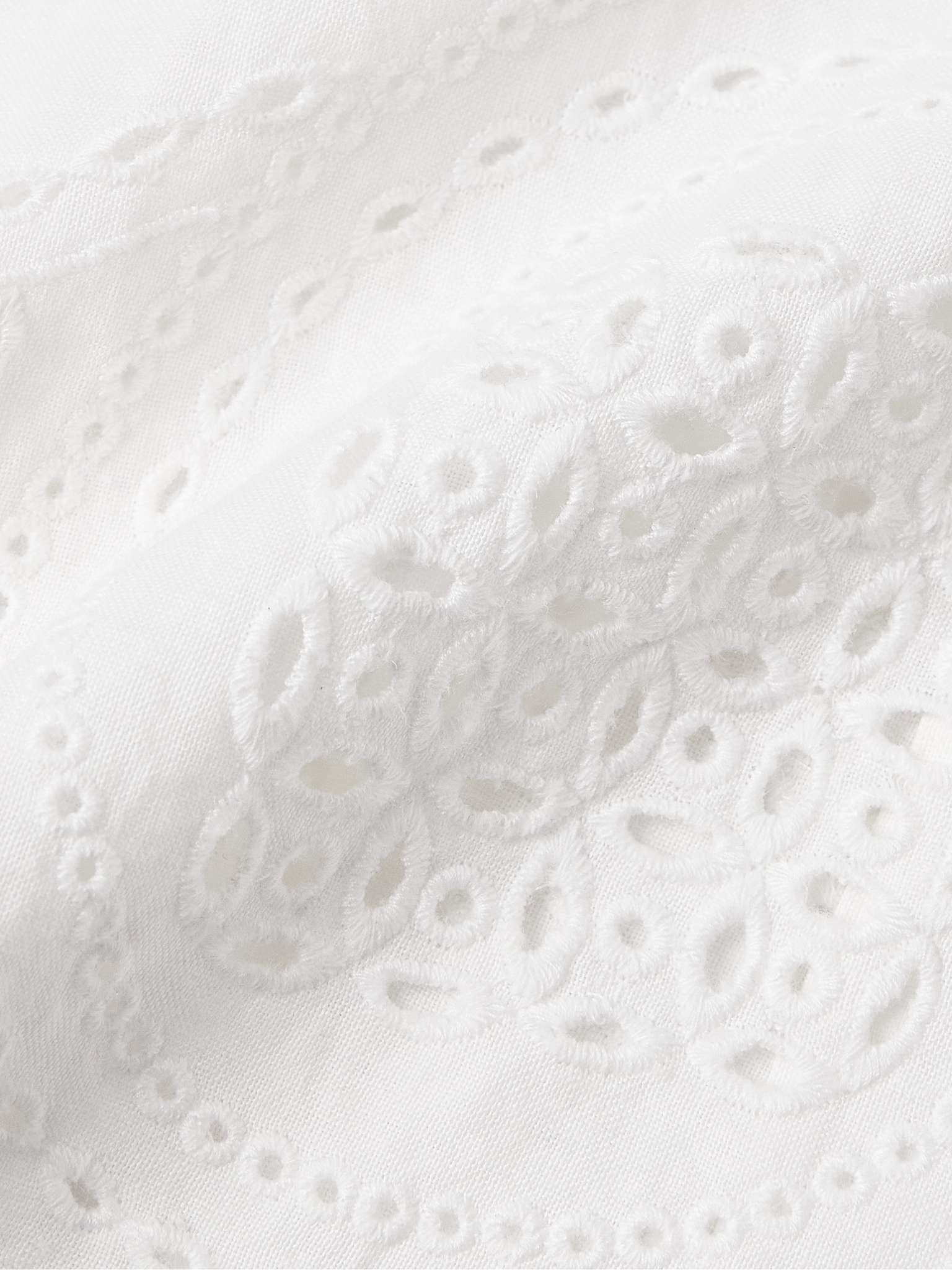 Belvoir Broderie Anglaise Linen Shirt - 4
