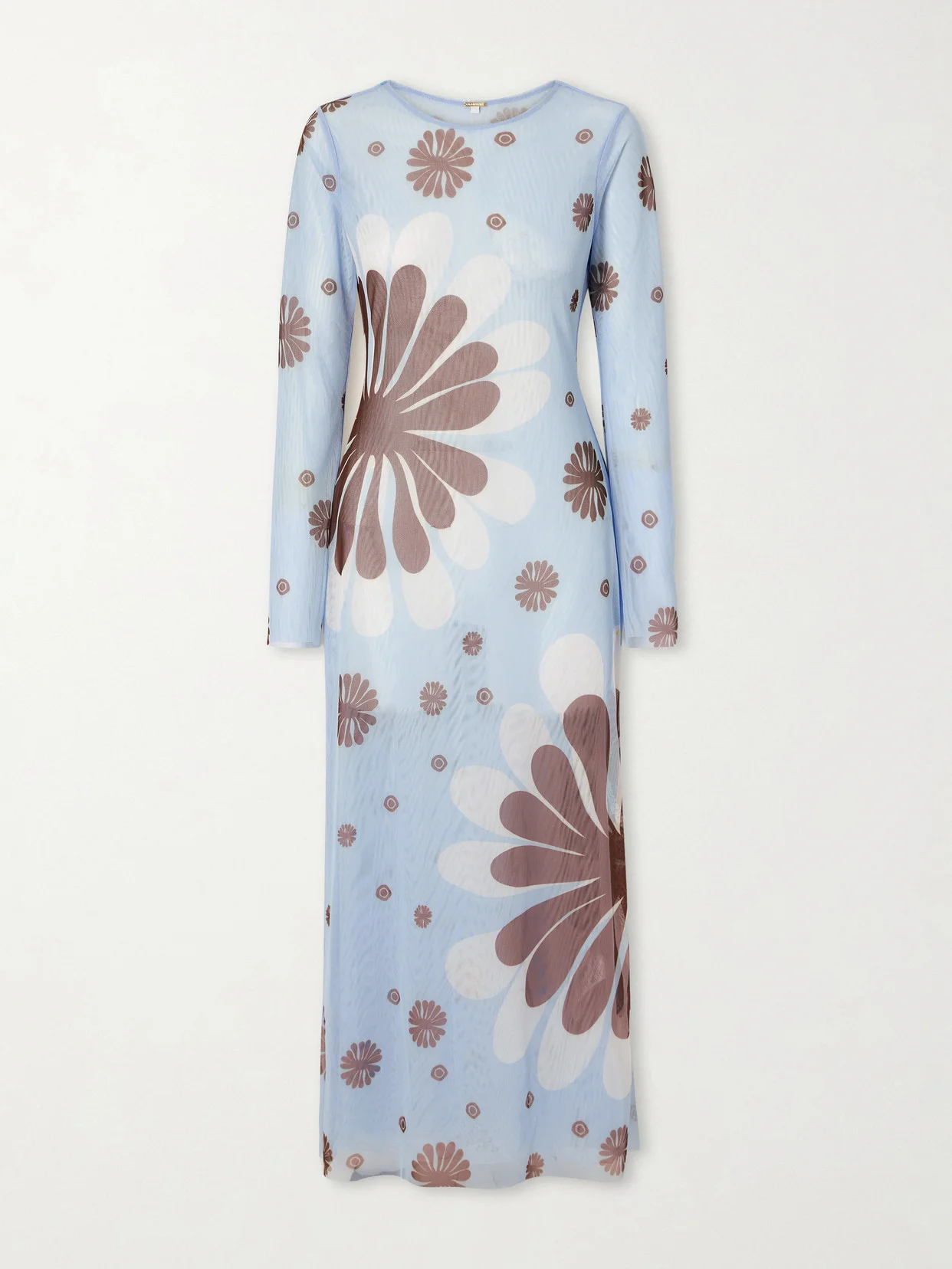 Tania Printed Mesh Midi Dress - 1