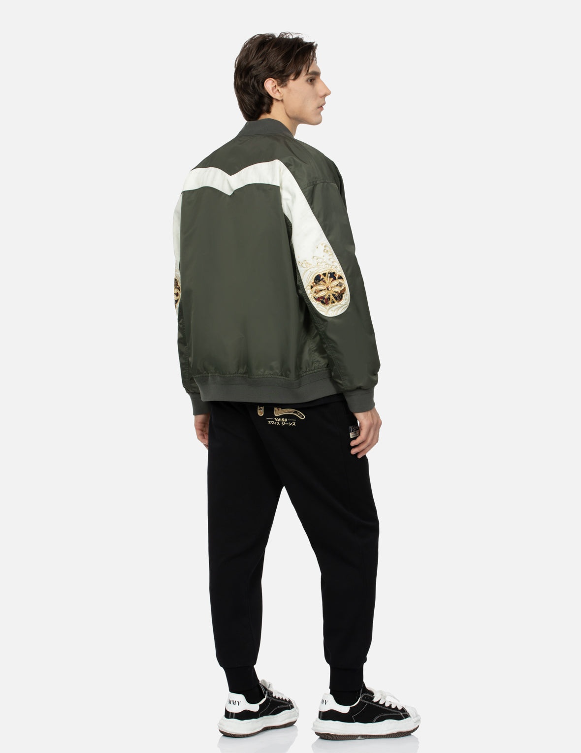 Kamon Brocade Daicock Insert Relax Fit Bomber Jacket - 3