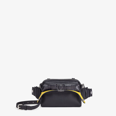 FENDI Black leather belt bag outlook