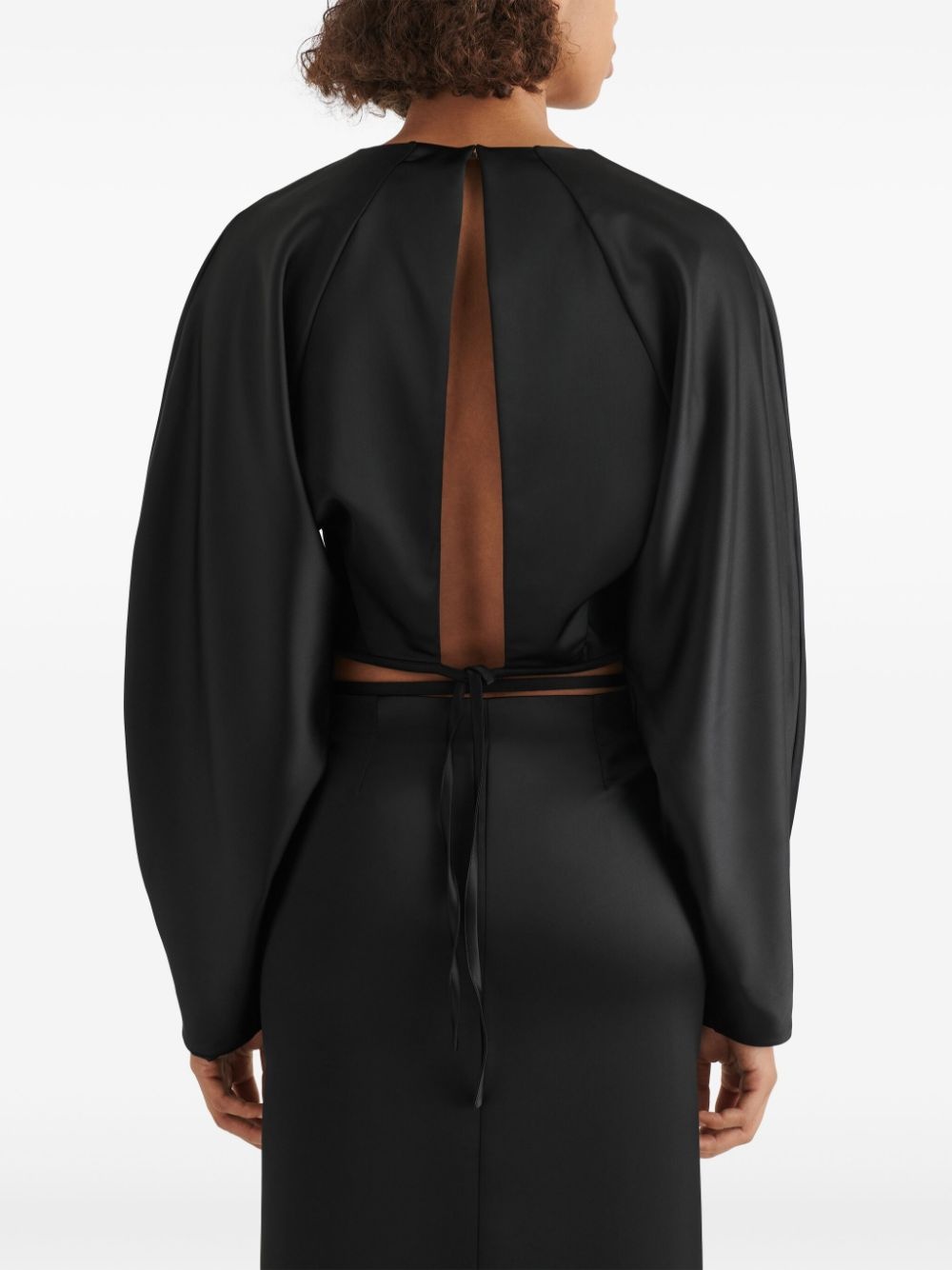 Demi satin crop top - 4