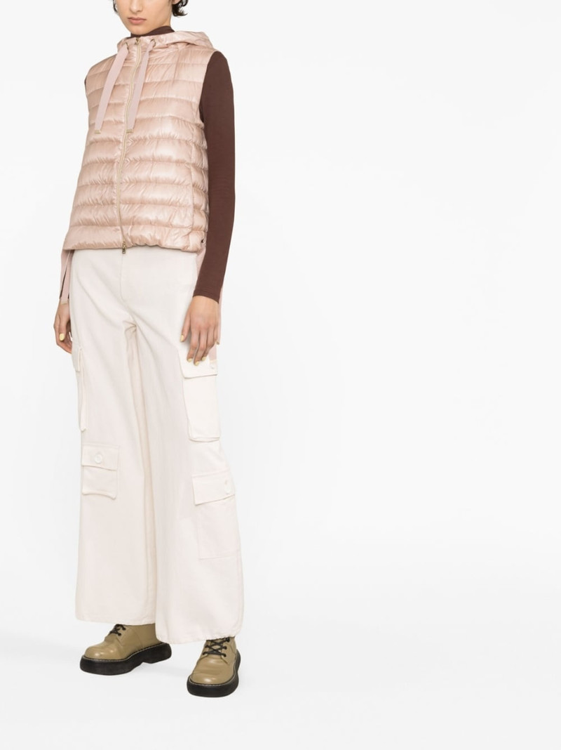 Herno hooded quilted gilet outlook