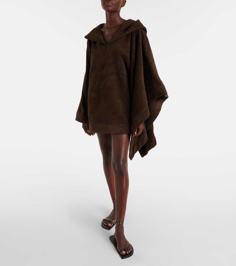 Alaïa Cotton terry hoodie outlook