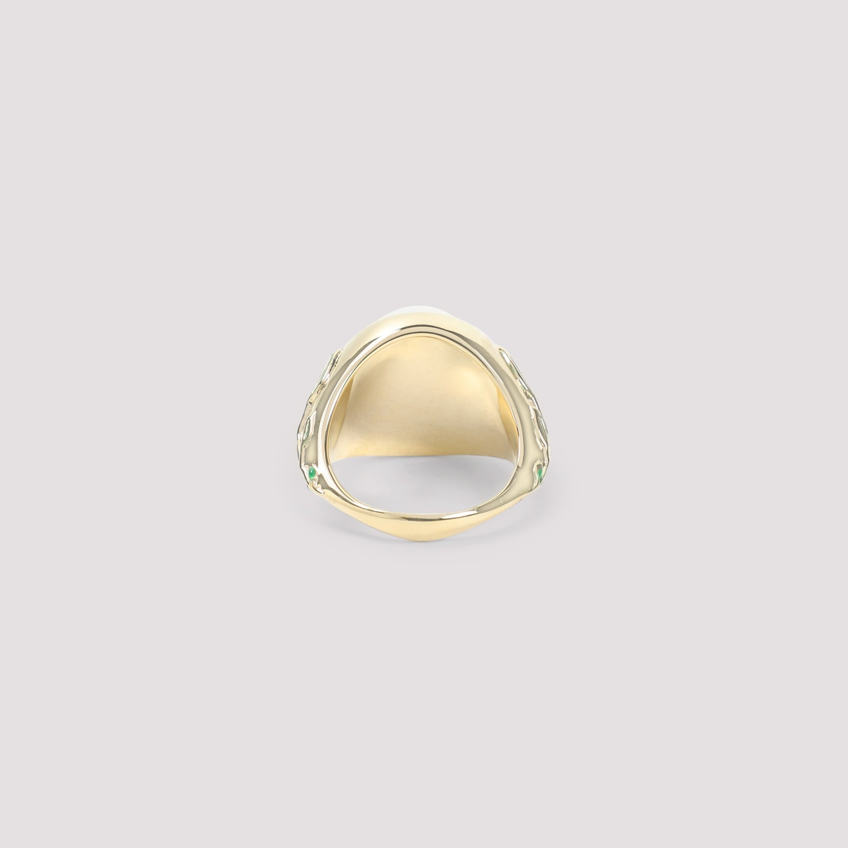 Casablanca Pearl Signet Ring Men - 2