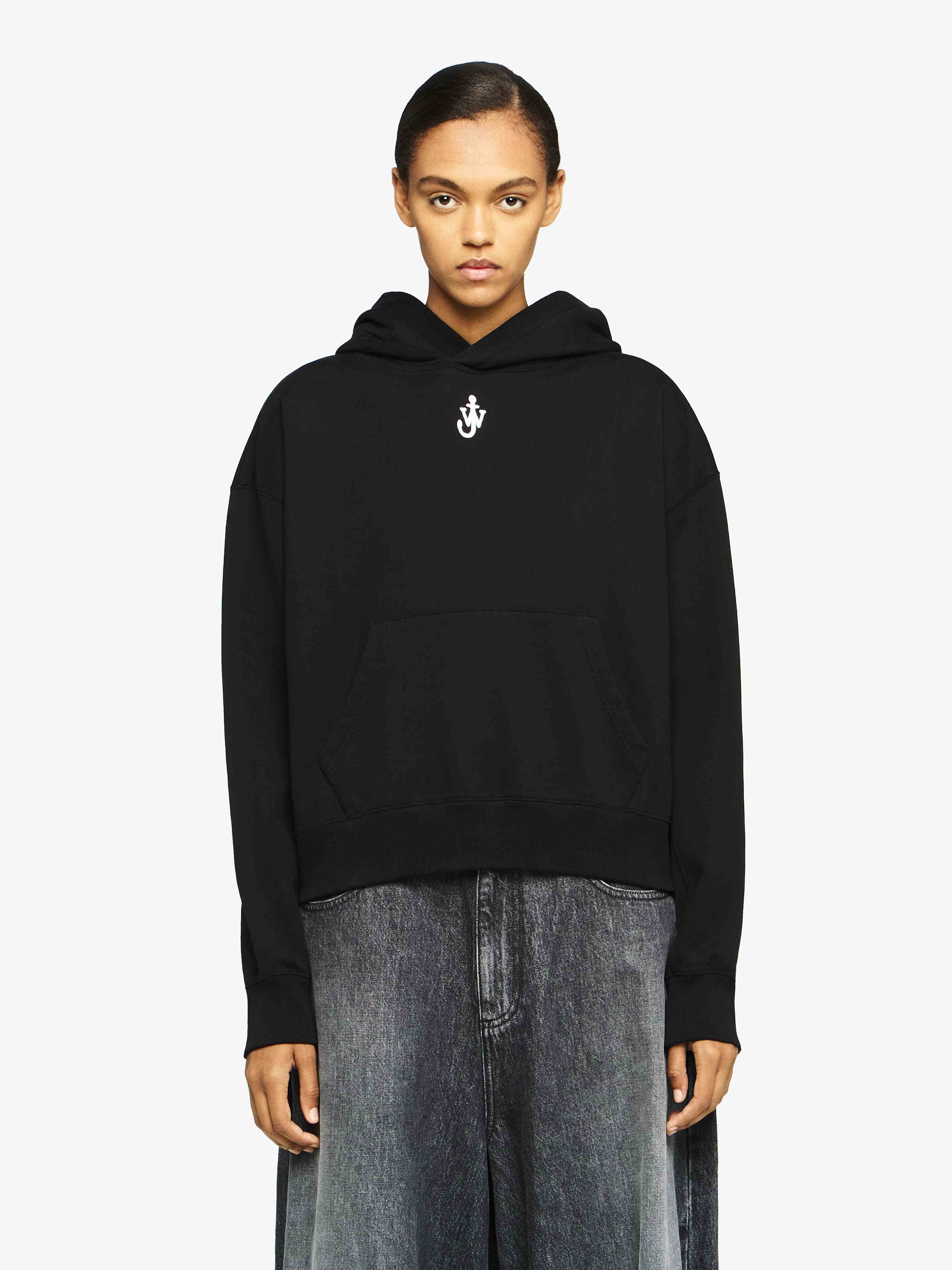 ANCHOR LOGO CROPPED HOODIE - 2
