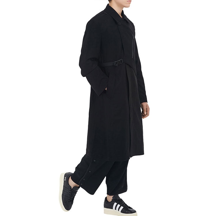 adidas Y-3 CH1 Wool Flannel Coat 'Black' GK4383 - 5