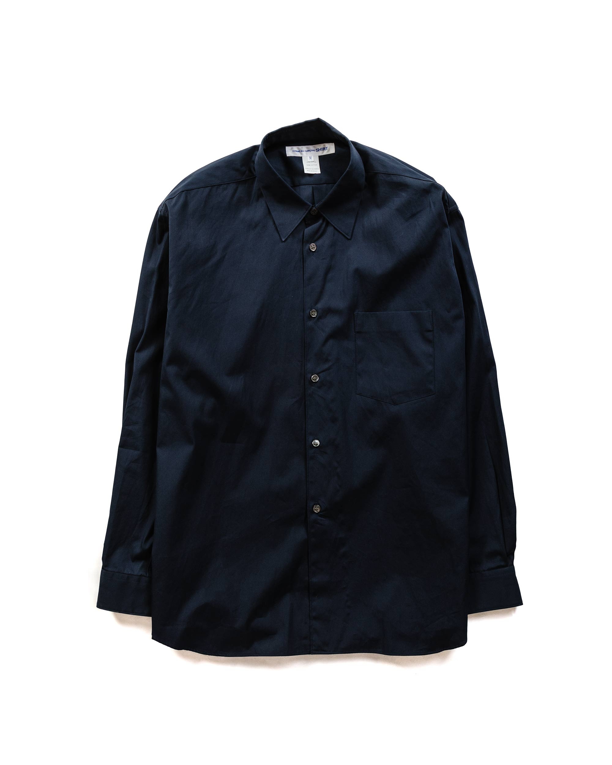 Wide Classic Shirt Navy - 1