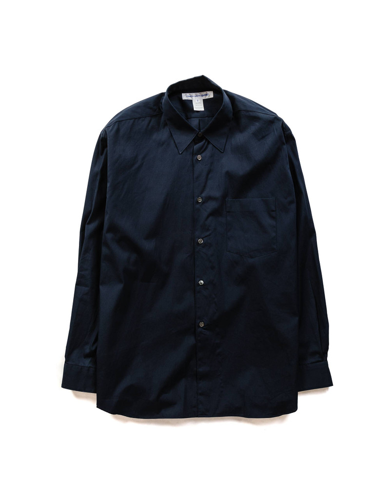 Wide Classic Shirt Navy 1