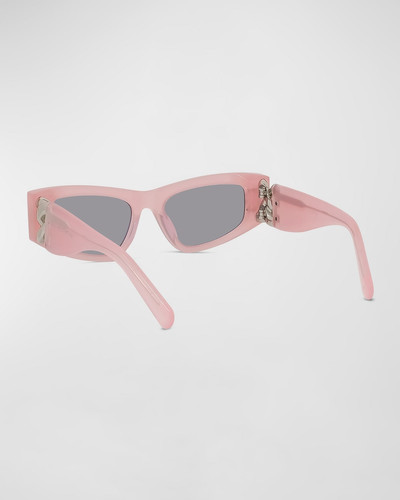 Stella McCartney Logo Plastic Cat-Eye Sunglasses outlook