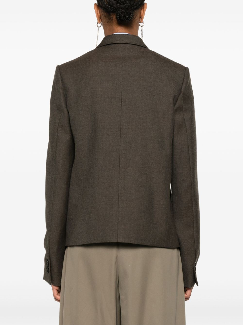Loewe Women Wool Double-Breasted Jacket - 2