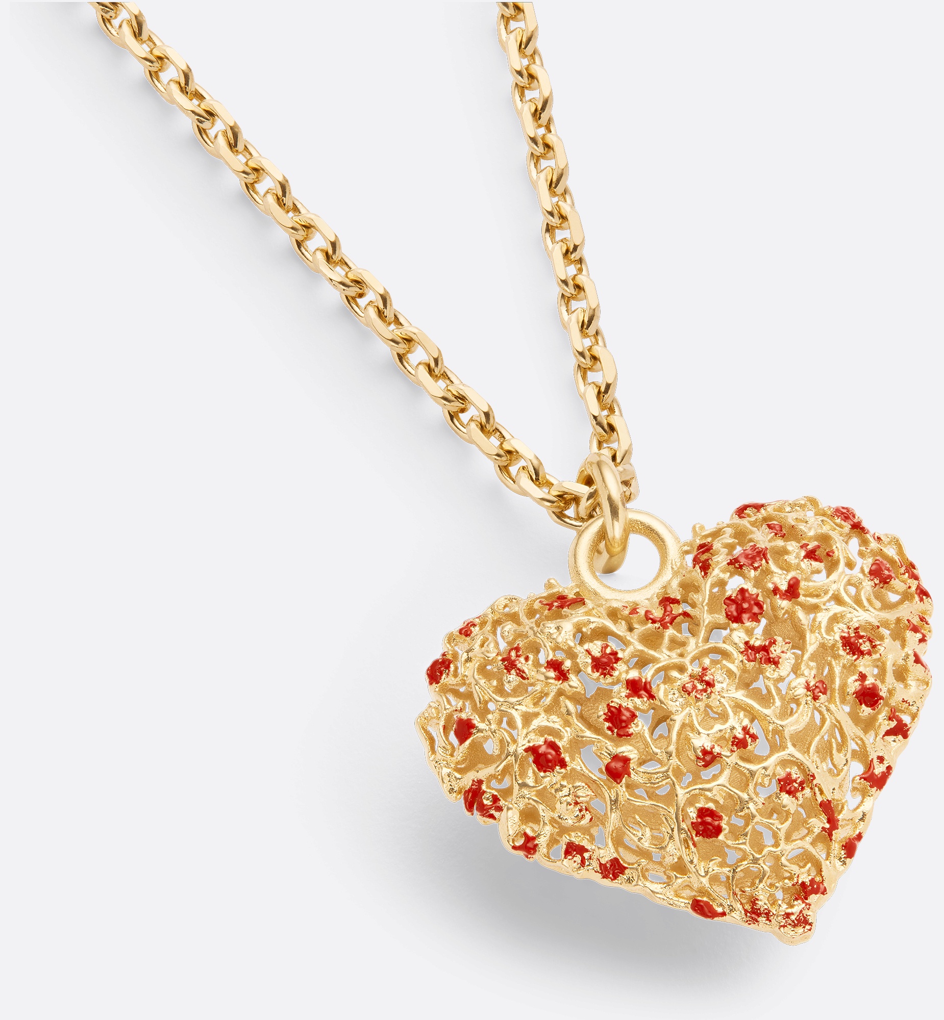【一生モノ】Dior Dioramour Coeur des Curiosites ネックレス Dior Dioramour Cœur des Curiosités Necklace | REVERSIBLE