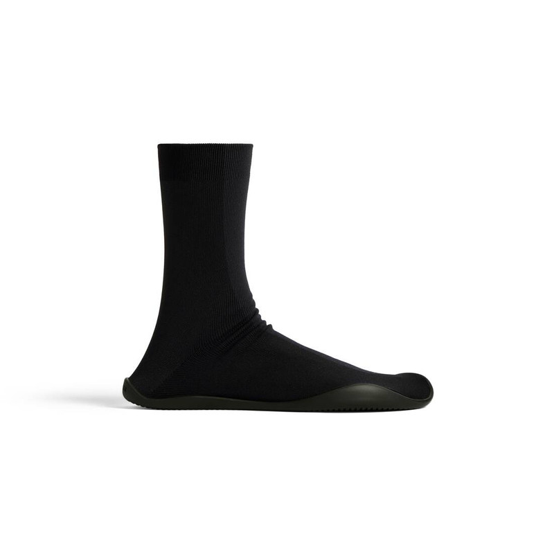Men's Sock Sneaker in Black - 1