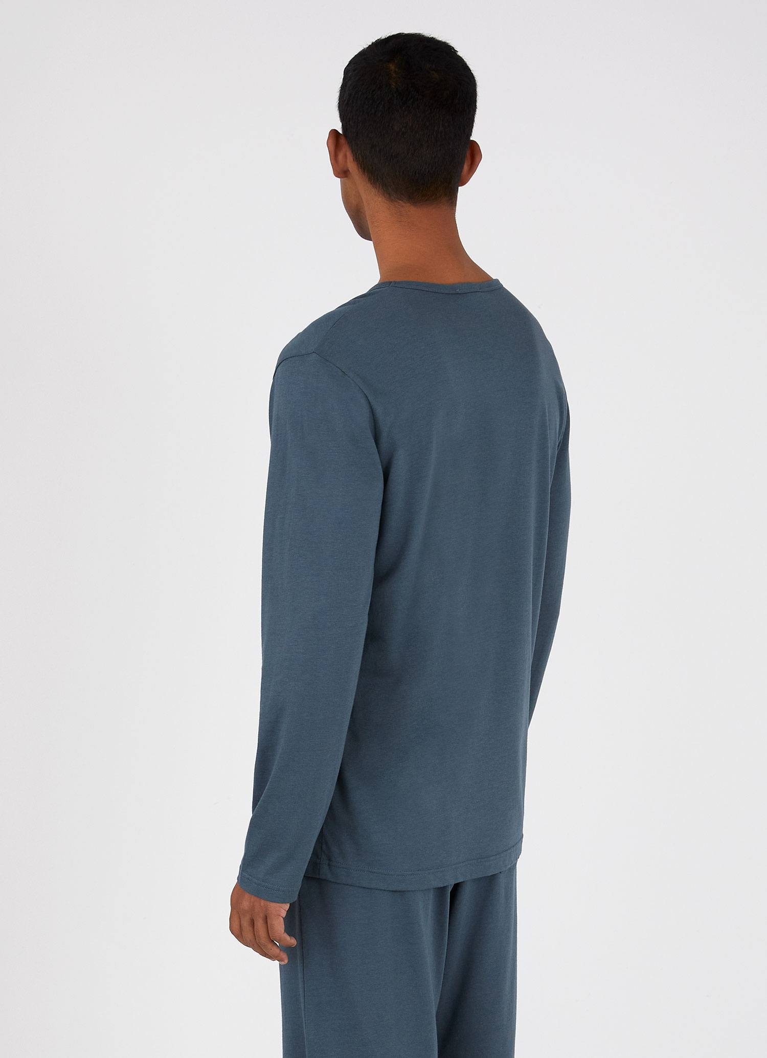 Cotton Modal Lounge Long Sleeve T‑shirt - 4