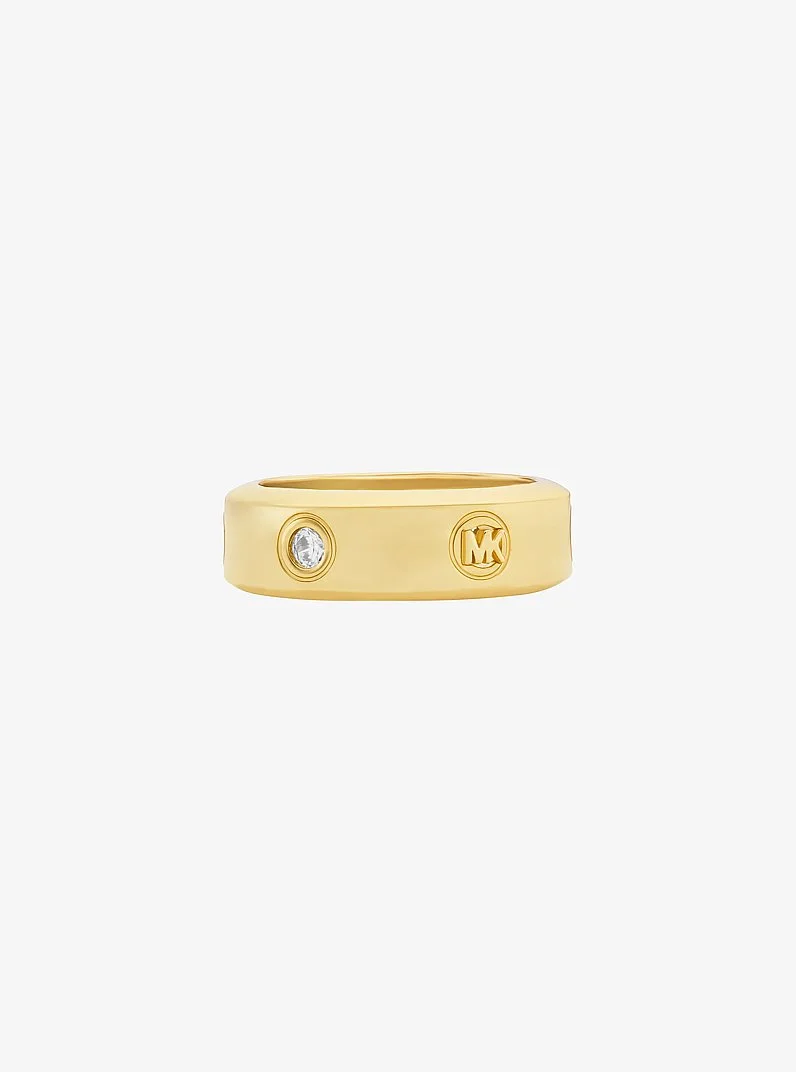 Pavé Logo Ring - 1