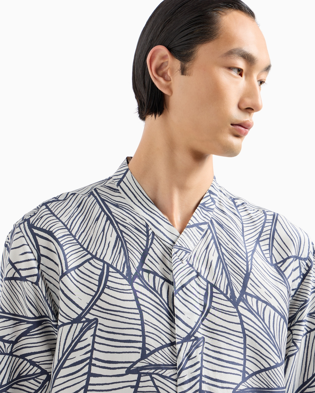 SHIRT IN PRINTED SILK HABOTAI - 5
