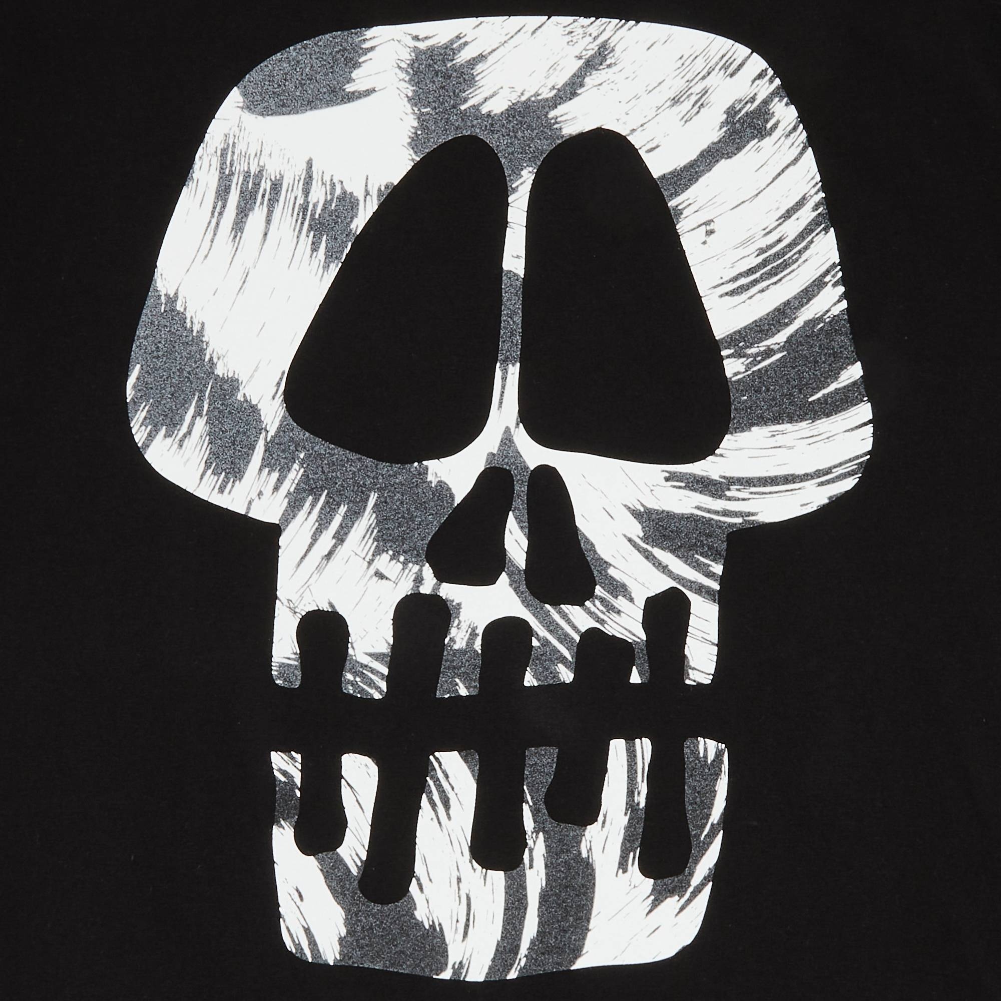 Stussy Brush Skull Tee 'Black' - 3