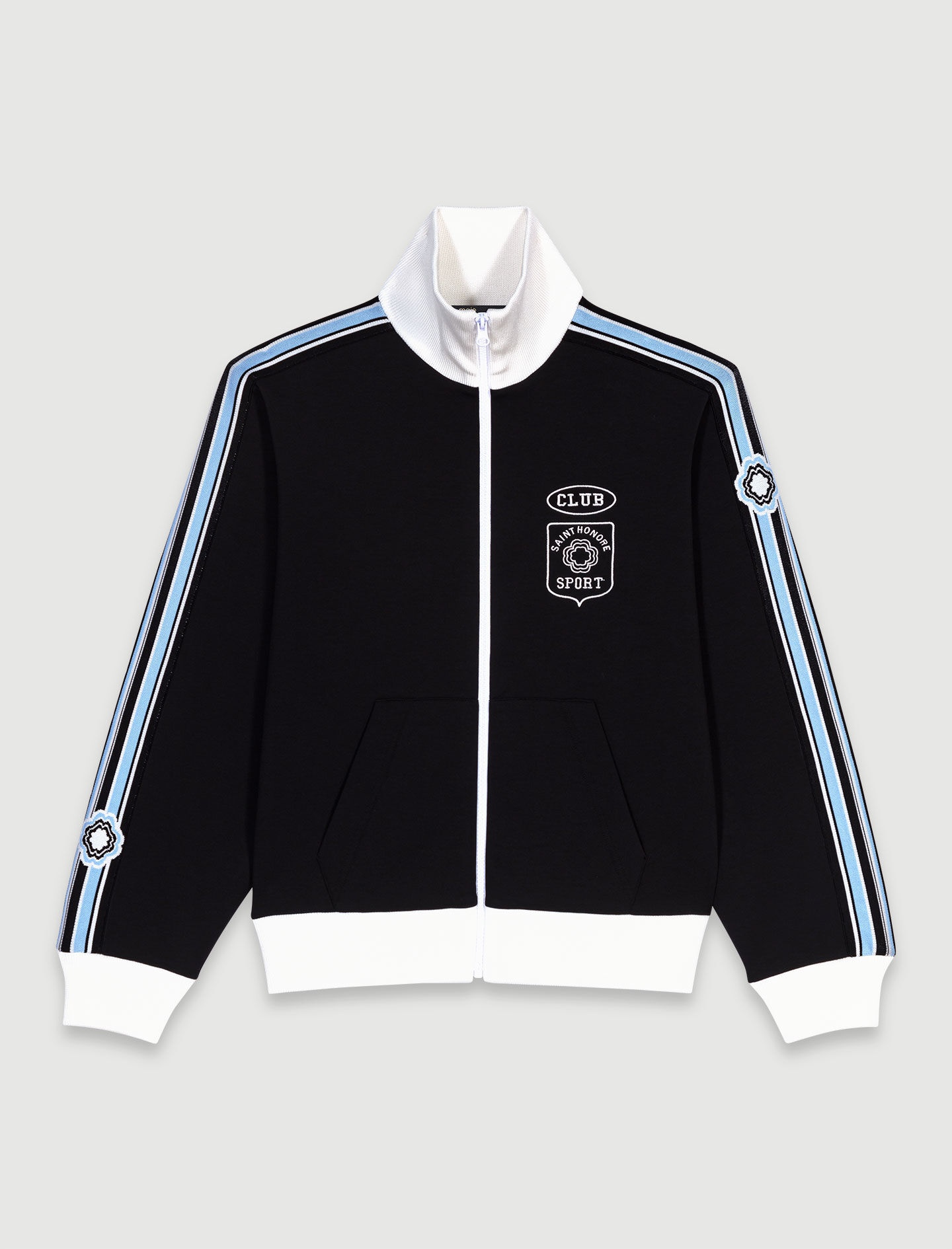 Embroidered tracksuit jacket - 1