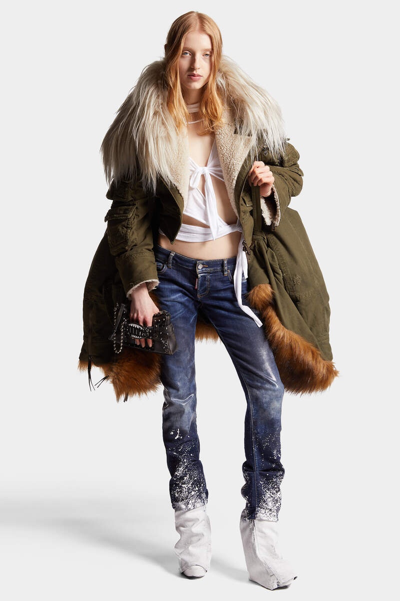 KIDASSIA FUR MAD MAX SHORT CAPE - 6