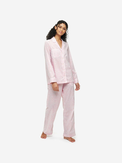 Derek Rose Women's Pyjamas Nelson 88 Cotton Batiste White outlook