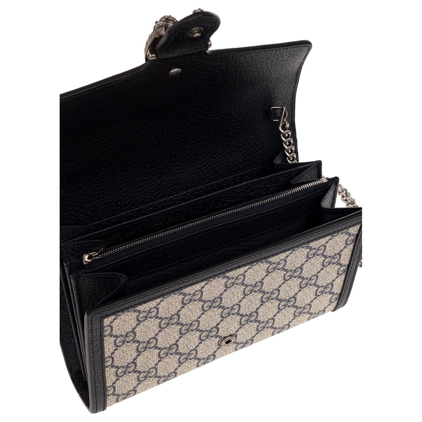 (WMNS) Gucci Dionysus GG Mini Chain Wallet 'Beige Blue' 401231-K9GSN-4075 - 4