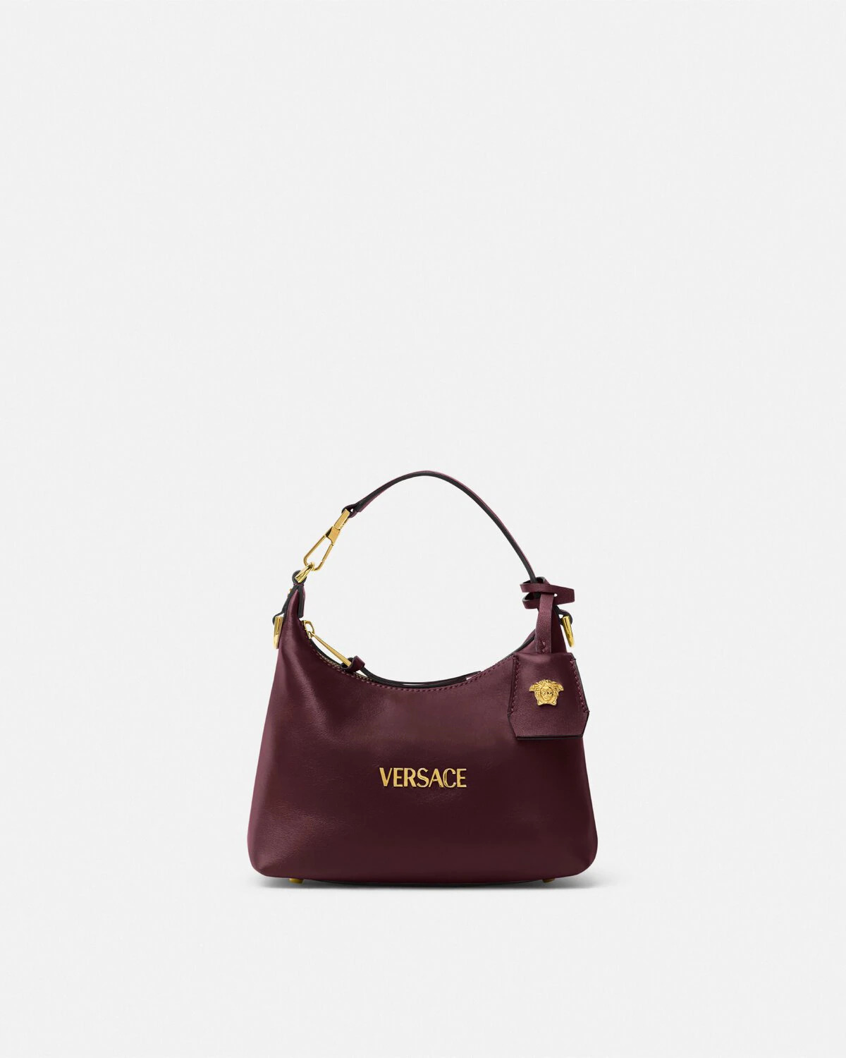 Versace Tag Hobo Handbag - 1