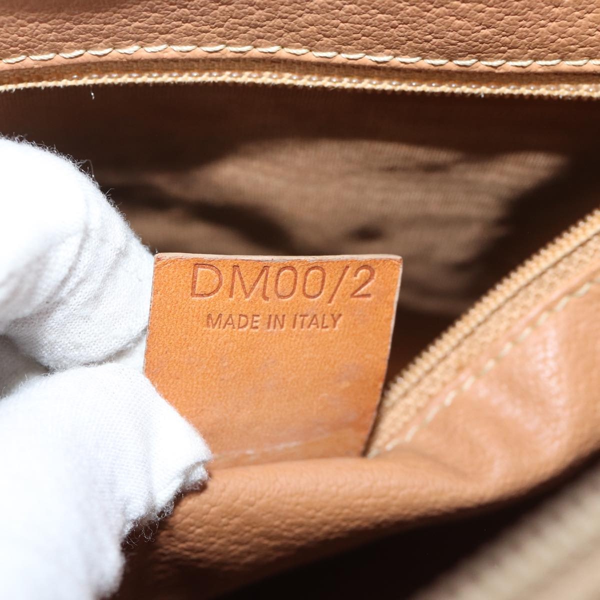 CELINE Macadam Canvas Hand Bag Pvc Brown - 12