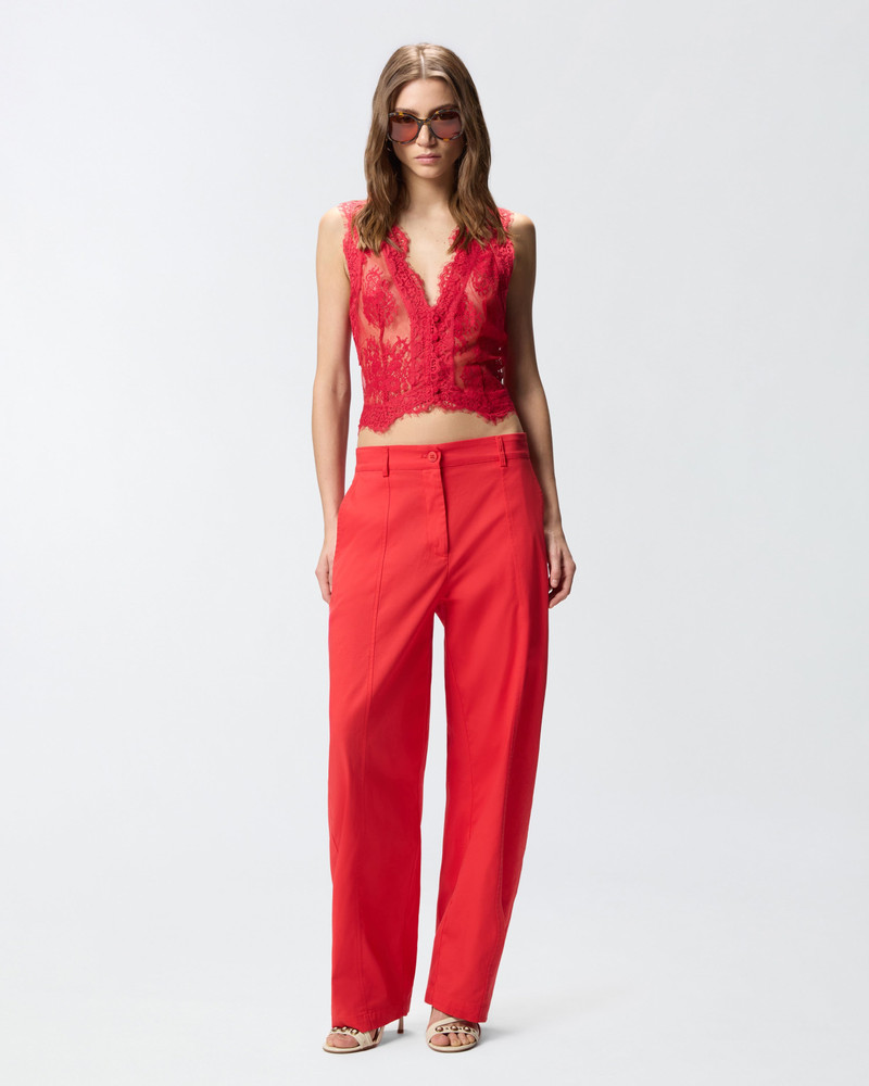 FLORAL VALENCIENNES LACE VEST 4