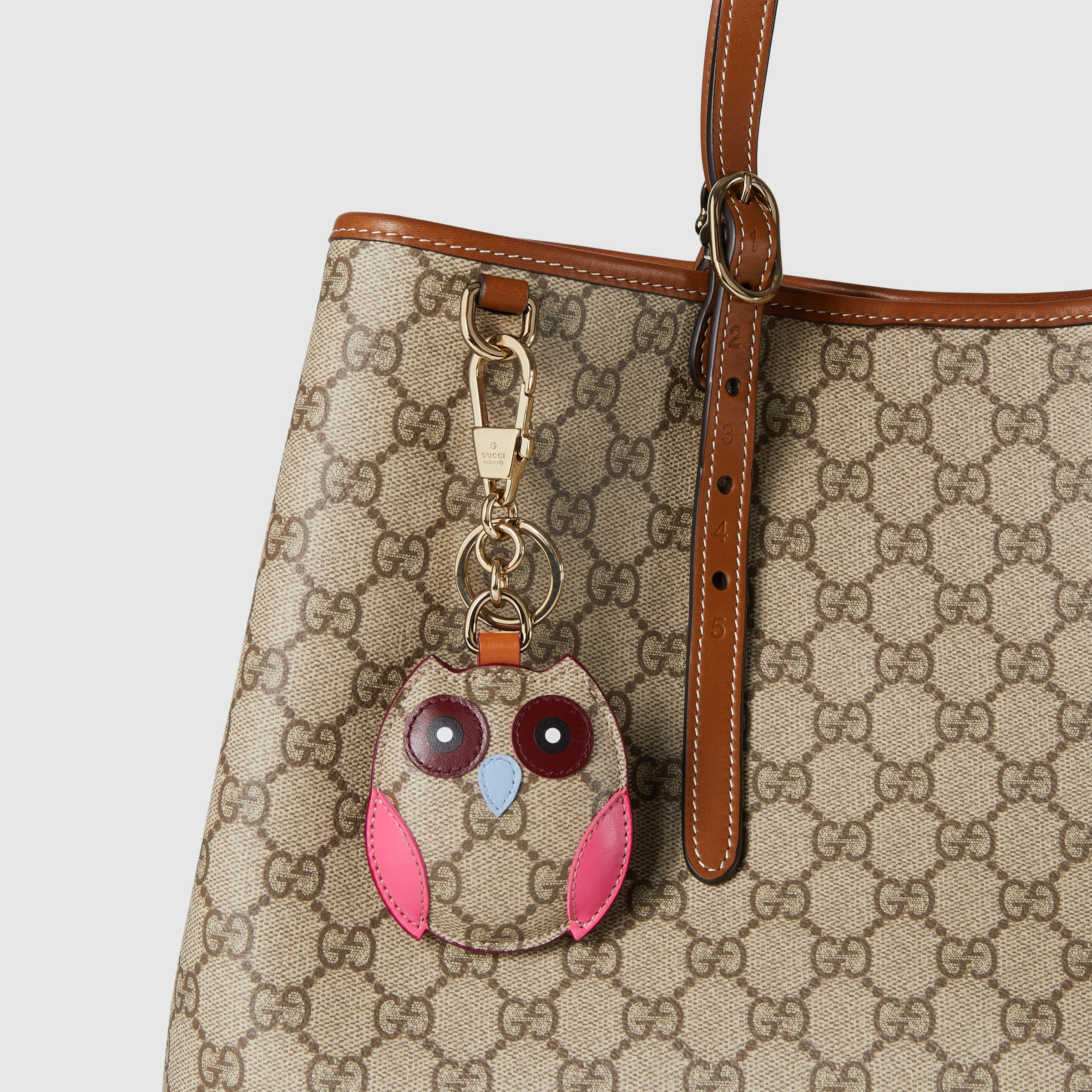 Owl-shaped bag charm - 6