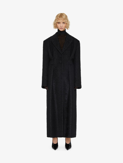 Givenchy COAT WITH BUTTONS IN CURLY WOOL AND MOHAIR outlook