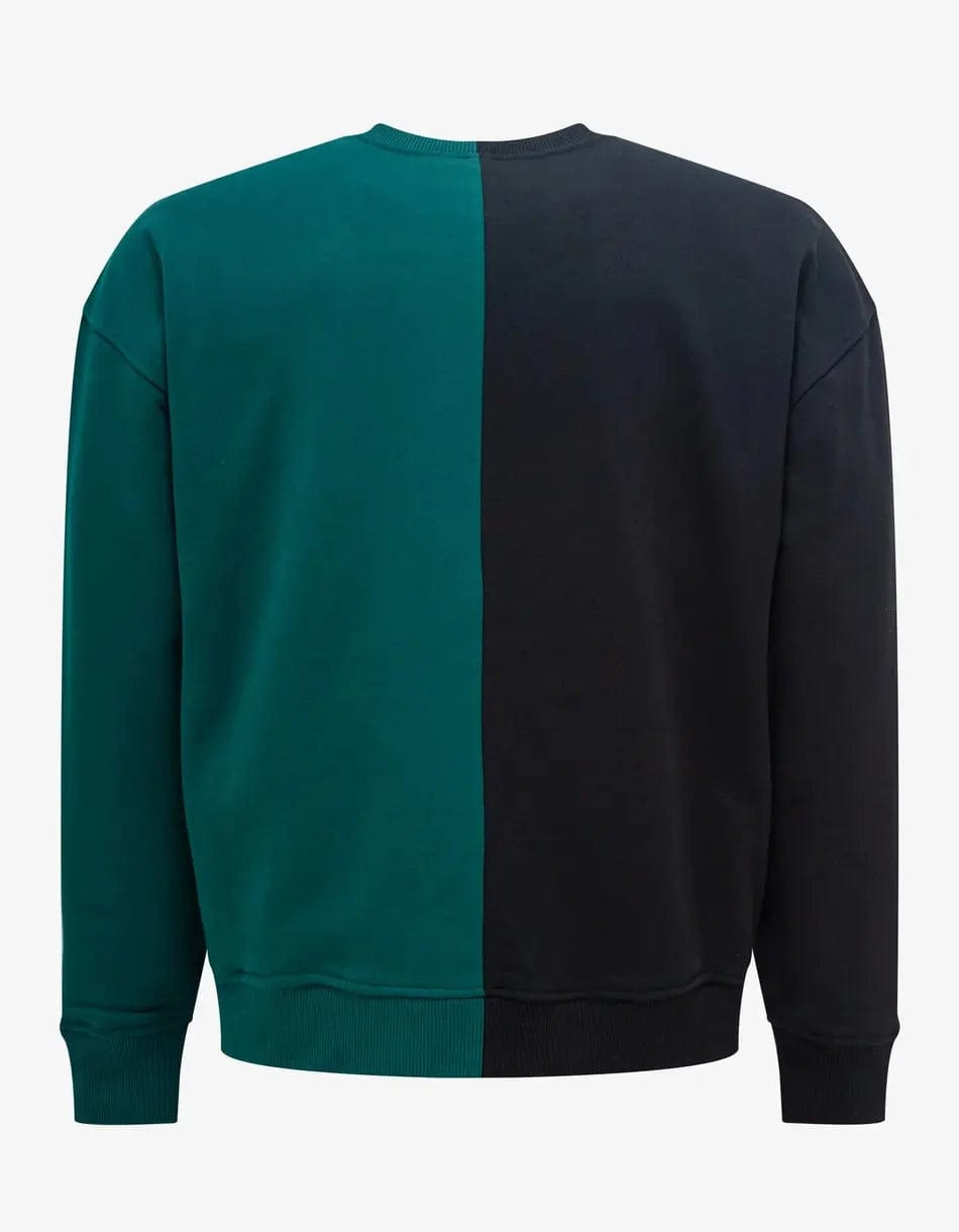 Valentino Black & Green Print Sweatshirt - 2