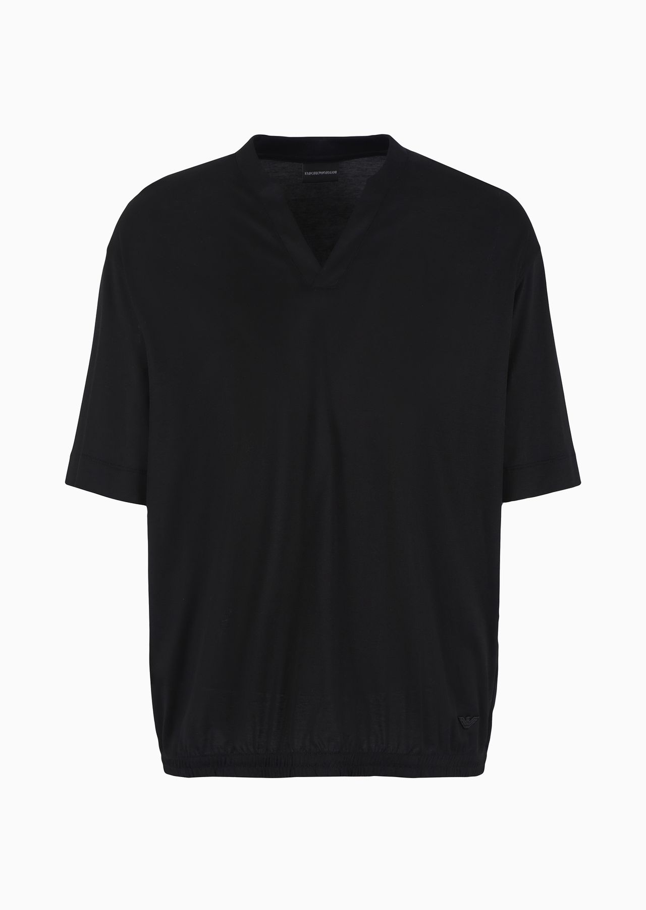 ASV comfort-fit V-neck T-shirt in Lyocell-blend jersey - 1