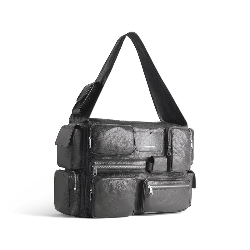 Men's Superbusy Large Sling Bag  in Dark Grey 2