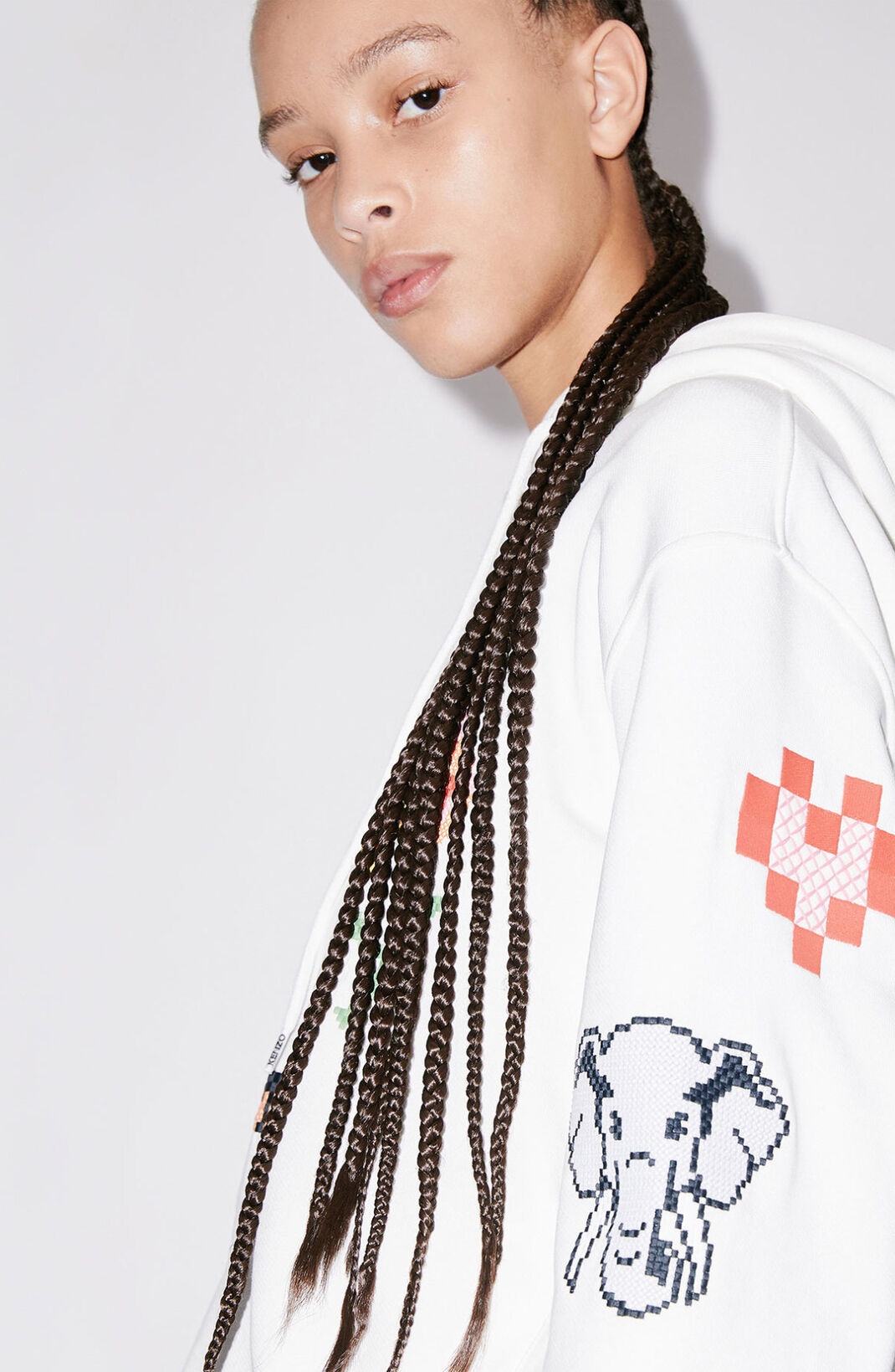 KENZO Pixels' hoodie sweatshirt - 7