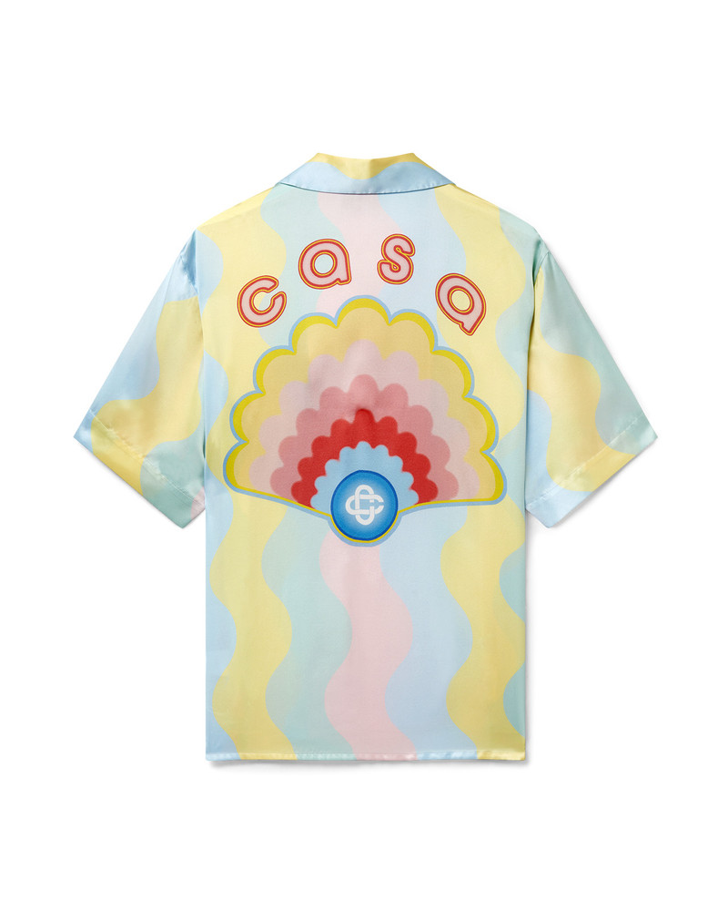 Casa Shell Wave Silk Shirt 1