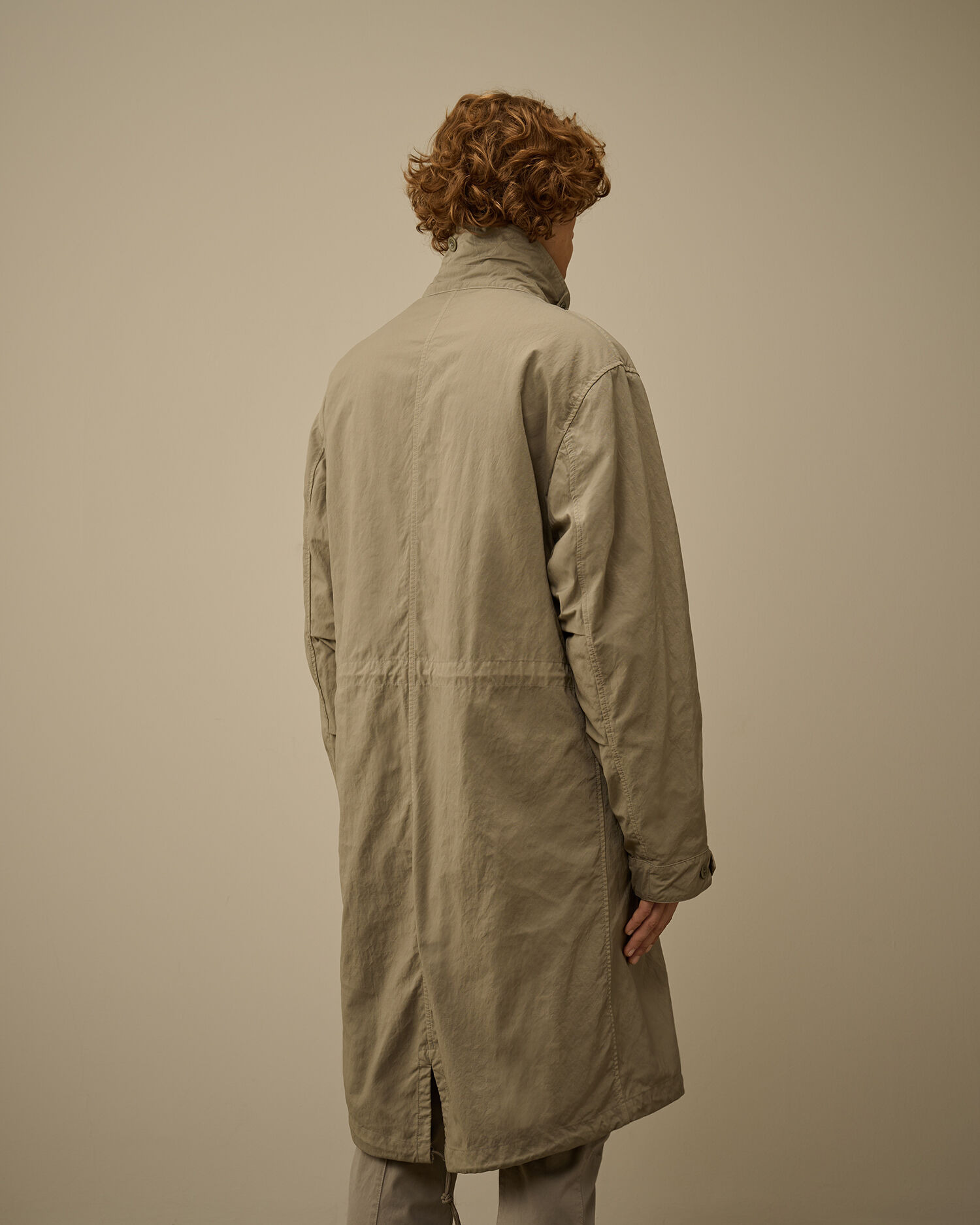 Twill Fishtail Padded Coat - 4