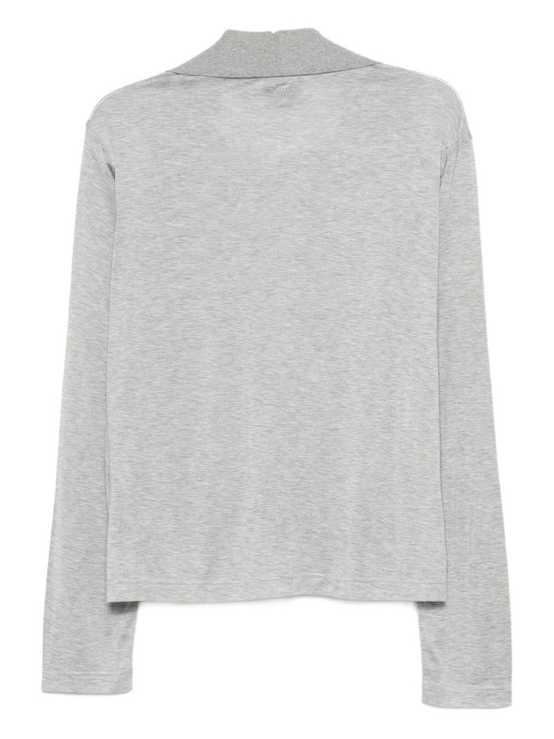 AMI Paris long-sleeve polo shirt outlook