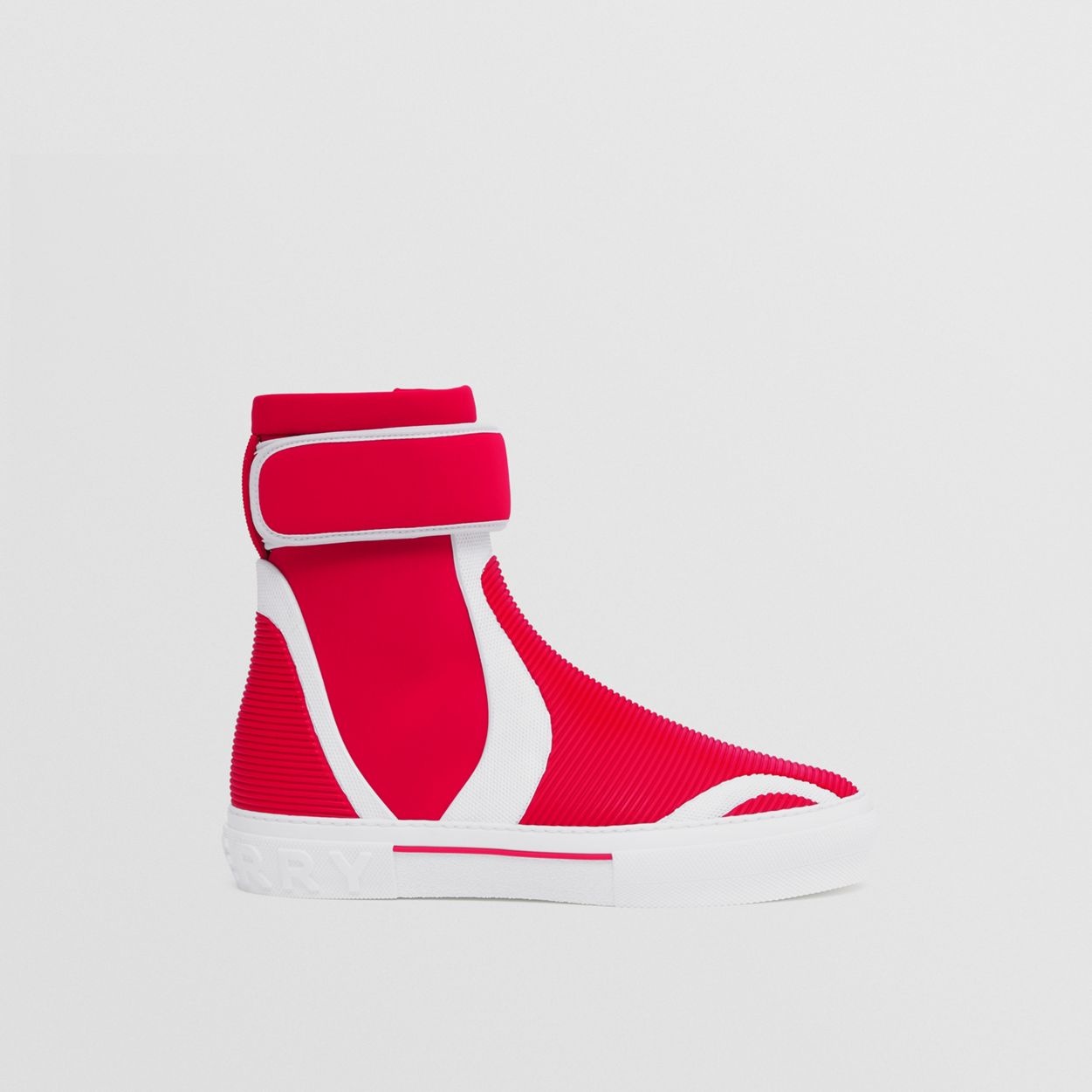 Stretch Nylon and Rubber Sub High-top Sneakers - 1