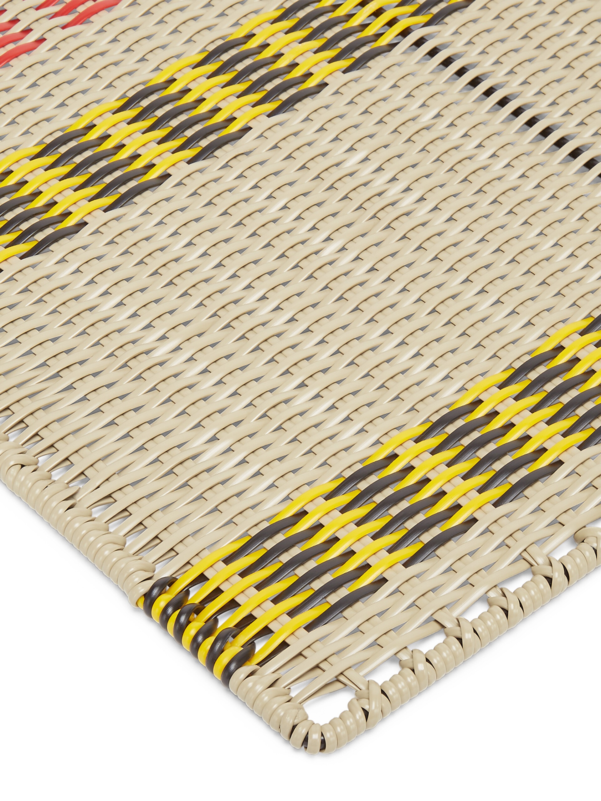 MARNI MARKET RECTANGULAR PLACEMAT WITH MULTICOLOR STRIPED MOTIF 3