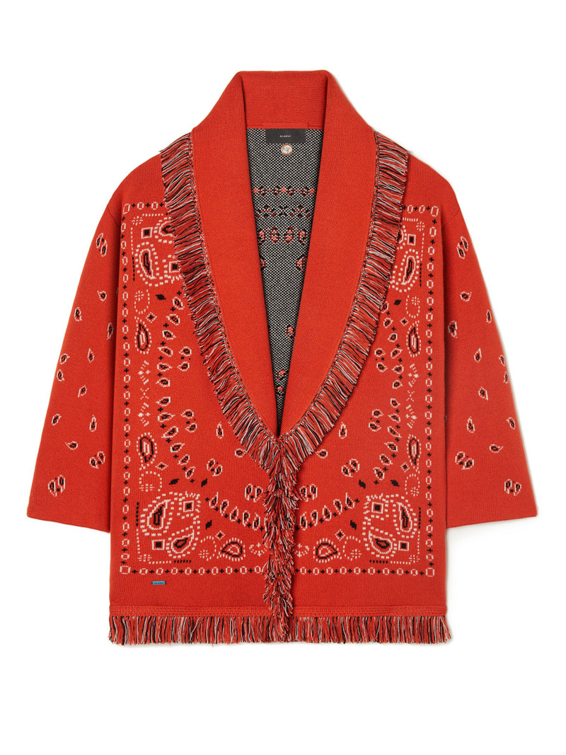 Bandana Jacquard Cardigan 1