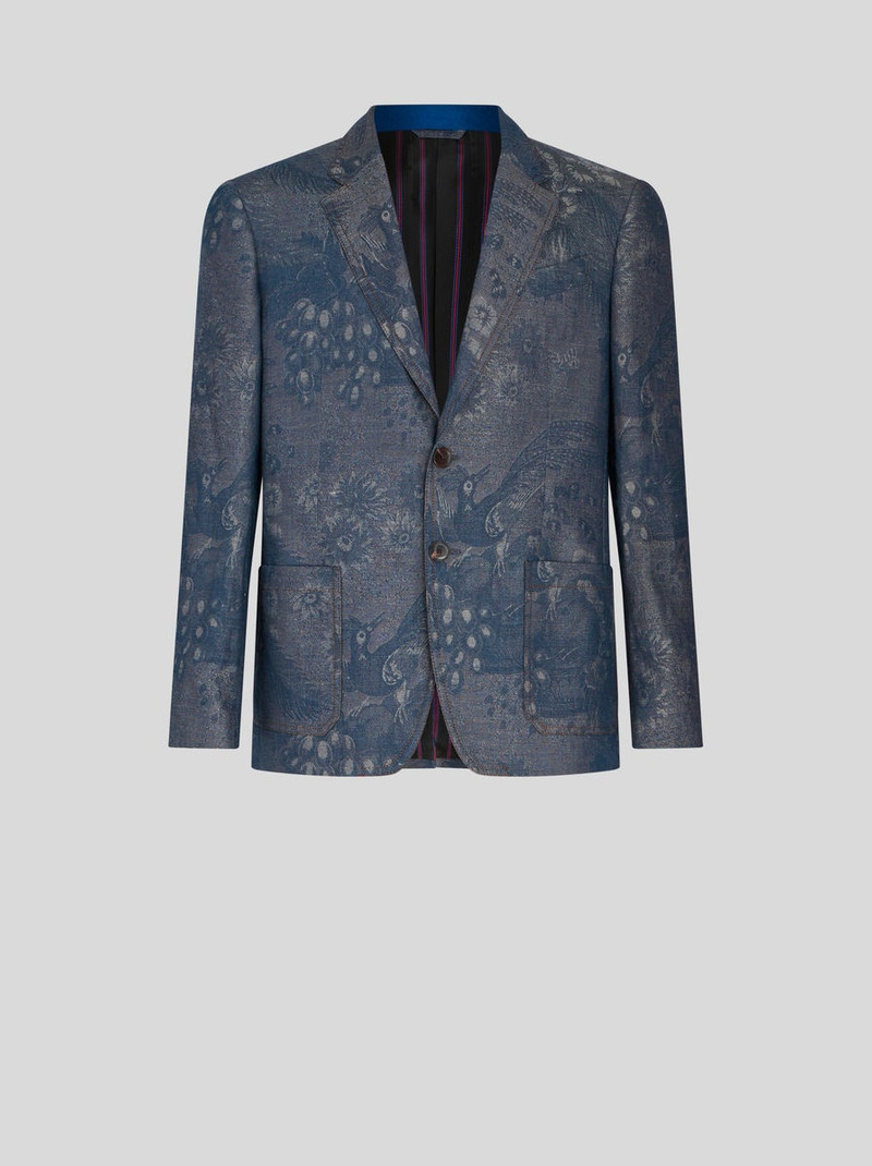 JACQUARD DENIM BLAZER 1