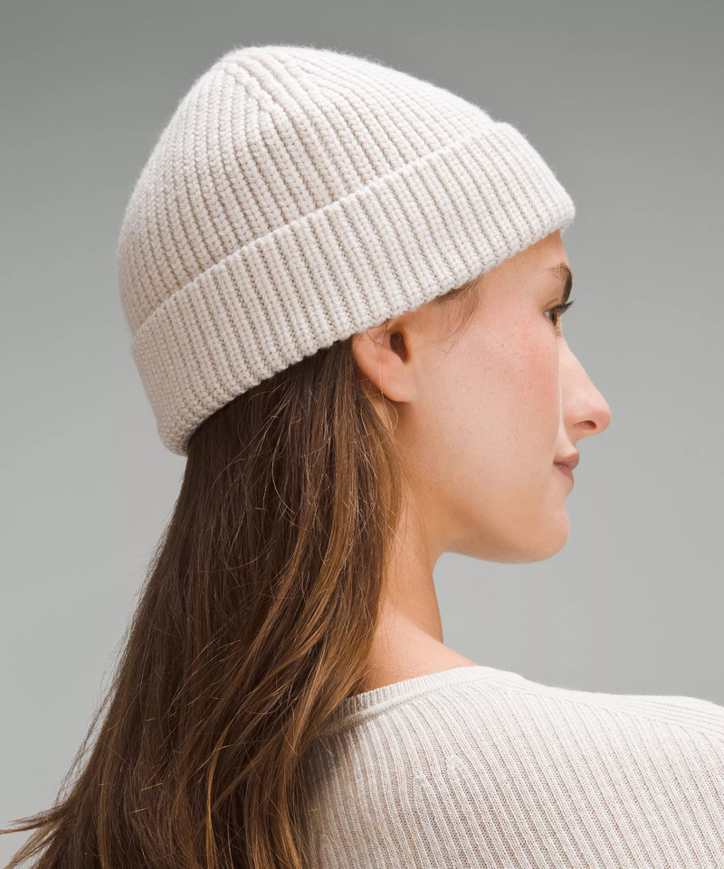 Close-Fit Wool-Blend Ribbed Knit Beanie 3