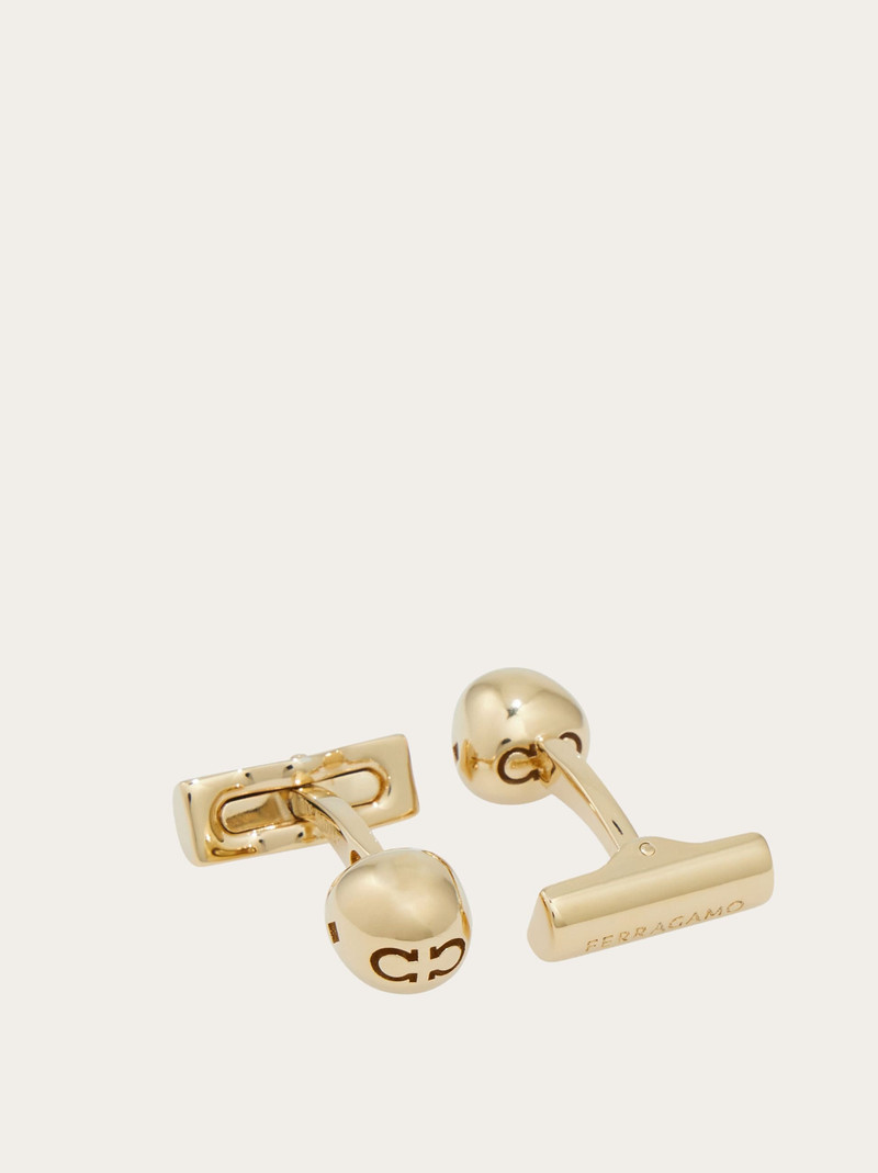FERRAGAMO Gancini ball cufflinks outlook