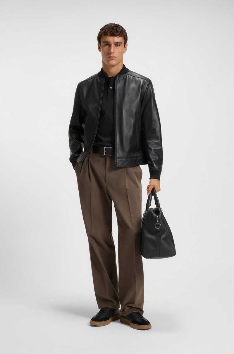 BOSS COTTON-PIQUÉ POLO SHIRT WITH DOUBLE B MONOGRAM outlook