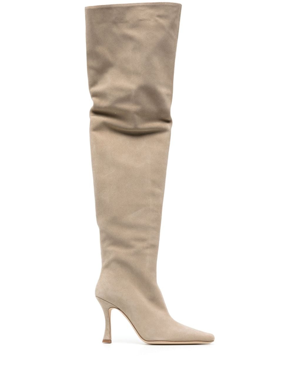 Cami 95mm suede thigh-high boots - 1